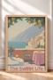 La Dolce Vita Lemon-Themed Framed Painting, Italy Poster, Living Room and Kitchen Wall Decor, Itn021. - 3