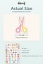 Cute Package Sticker Set, 100 Pieces - Gift Box, Shipping Message, Kawaii, Planner, Journal, Notebook Stickers. - 3