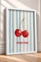 Cherry Blossom Watercolor Painting, Framed, Italy Poster, Living Room, Kitchen, Wall Decor, Itn002. - 2