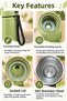 Strong Thermos Flask 600 ml Stainless Steel Water Bottle (8 Hours of Insulation) - 2