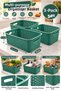 3 Multi-Purpose Organizer Baskets, Green