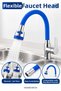Flexible Faucet Head 44 cm – 2-Function Kitchen Sink Faucet Extender with Normal and High-Pressure Flow.