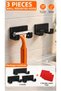 3 Adhesive Razor and Shaving Blade Holders – Drill-Free, Tile and Ceramic Compatible, 3D Printed Wall-Mounted Razor Holder.