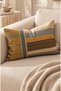 Digital Printed Avena Striped Pattern Rectangular Cushion Cover, 33 X 53 Cm, Double-Sided Cushion Cover, 1 Piece. - 3