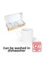 Sublimation Porcelain White Coffee Cup Set of 6 - Imported - 2