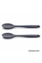 Si̇monahome Set of 2 Silicone Spoons, Anthracite, 27 Cm, 2 Spoons for Cooking and Serving. - 8