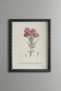 Red Flower Illustration - Vintage Patterned Painting - Slim Model