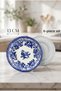 Set of 6 Vintage English-Style Floral Patterned Jam Dishes, Cookie Jars - 13 cm - Serving Bowl, Breakfast Bowl, Jam Dish, Snack Bowl. - 3