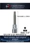 1/2 4mm socket allen long socket wrench