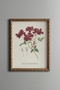 Red Flower Bouquet - Vintage Patterned Painting - Slim Model