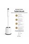 Silicone Toilet Brush with Detergent Container - 2