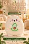 30 cm avocado plush cat pillow – cute soft cat toy – 1 piece - 3