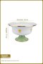 Almera Enameled Fruit Bowl with Stand, Large Size - 2