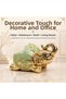 Luxury Alloy Metal Figurine Decorative Ashtray with Lid, 15 cm Metal Figurine, Incense Holder, Jewelry & Coin Box - 6