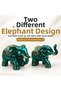 Luxury Alloy Metal Figurine-Adorned Lidded Decorative Ashtray and Jewelry Storage Box, Metal Ornament, 18 cm, Set of 2 - 6
