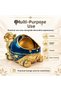 Luxury Alloy Metal Figurine Decorative Ashtray with Lid, 15 cm Metal Figurine, Incense Holder, Jewelry & Coin Box - 2