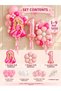 8th Birthday Barbie Daisy-Themed Balloon Set | Foil Balloons with Numbers for Ages 1–9 - 2