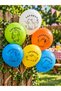 Capybara-Printed Balloon 6-Pack – Assorted-Color Birthday and Party Decorative Balloons - 5