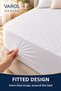 Kratos Series Liquid-Proof Ultrasonic Quilted Fitted Mattress Protector – Full-Edge Mattress Protector - 3