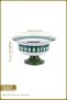 Harmony Enameled Fruit Bowl with Stand, Large Size - 2