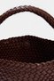 Brown Knitted Women's Maxi Shoulder Bag Takaw27Oc00059 - 4