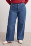 Mavi Wideleg Büyük Beden Jeans TBBAW27CJ00044