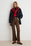 Kahverengi Fitilli Kadife Normal Bel Flare Jeans TWOAW27JE00380 - 3