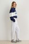 Kar Melanj Barrel Molded Knitted Sweatpants with Stitching Detail and Pockets, Elastic Waist Twoaw27Ea00023 - 4