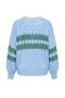Light Blue Patterned Soft Textured Knitwear Cardigan Twoaw27Hi00177 - 4