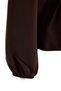 Brown Finike Woven Plus Size Blouse - 3