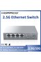 UK Adapter HORACO 2.5Gb Switch 2.5GBASE-T 4 Port 2.5G RJ45 with 2 Port 10G SFP+ Fanless Unmanaged Pl
