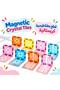 Colorful Diamond Surface Magnetic Tiles – 56-Piece Building Set with Metal Storage Case - 4