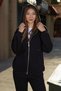 Basic Zippered Hooded Oversize Sweatshirt - 2