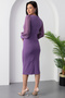 Chiffon Dress with Sleeves 13389 - 8