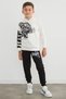 Kaplan Printed Hooded Boys' 2-Piece Tracksuit Set - 2