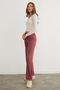 Soft Palazzo Trousers with Tie Waist - 4