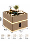 Modern Nightstand with Wireless Charging and Lock - 5