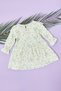 100% Cotton Floral Lace Girls' Dress - 4
