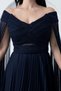 Strapless Neckline Pleated Tulle Dress Dmn0354 - 3