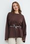 Fullamodest Belted Slit Wide Sleeve Tunic - 5