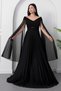 Strapless Neckline Pleated Tulle Dress Dmn0354 - 4