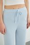 Striped Wide Leg Trousers with Elastic Waist - 5
