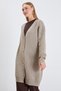 Buttoned V-Neck Openwork Loose Knitwear Cardigan - 4