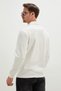 Half Button Polo Collar Pique Sweatshirt - 6