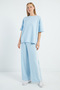 Side Striped Crew Neck Modal 2-Piece Set - 7