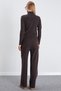 Çimalı Zippered High Collar Palazzo 2-Piece Set - 8