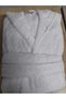 Hooded Cotton White Children's Bathrobe - 4