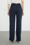 High Waist Palazzo Trousers with Belt Detail - 8