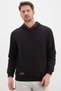 Printed Hooded Kangaroo Pocket Sweatshirt - 4