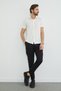 Ribbed Sleeve Layered Slim Fit Shirt - 6